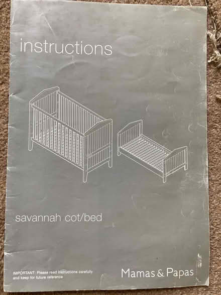 Photo of free Mamas and Papas cot/bed with mattress (New Marston OX3) #1
