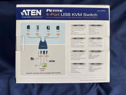 Photo of free 4-port USB KVM switch (in box) (Staines TW18) #2