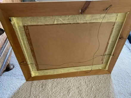 Photo of free Pine framed mirror (Sevenoaks station) #2