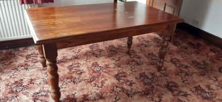 Photo of free Vintage solid oak table (Bramhall SK7) #1