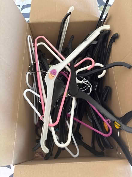 Photo of free Box of coat hangers (Brickhill MK41) #1