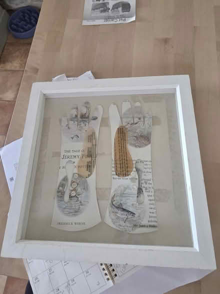 Photo of free Handmade Peter Rabbit artwork in frame. (High Ercall TF6) #1