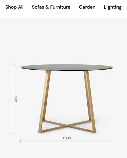 Photo of free Glass table (4 person) (E97FJ) #2