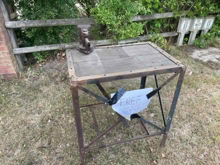 Photo of free Work table with vice (CO7) #1