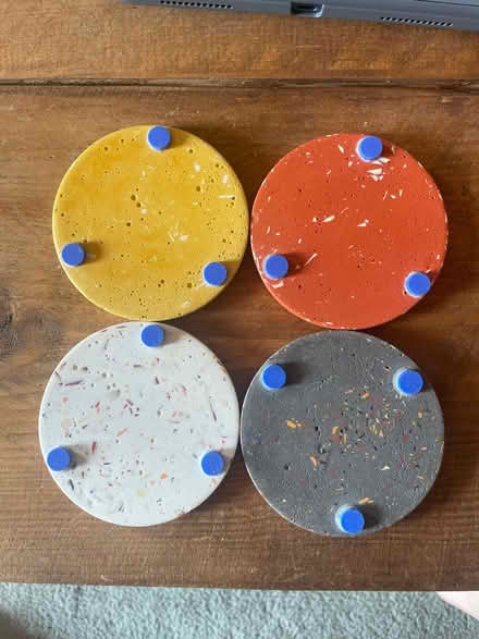 Photo of free 4 x ceramic / clay coasters (Barford NR9) #3