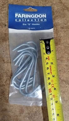 Photo of free Packet of six 'S' hooks - new (Titchfield PO14) #1