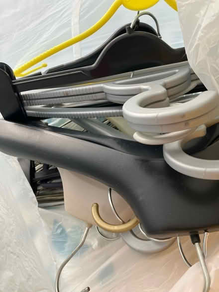 Photo of free Wire and plastic hangers (Twickenham Green) #1