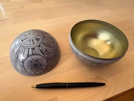 Photo of free Death Star metal storage tin (Cheadle Hulme SK8) #2