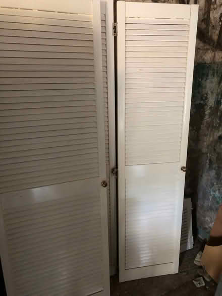 Photo of free Louvred cupboard doors. 3 long 3 short (Risplith HG4) #2