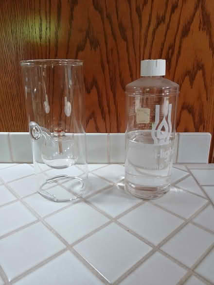 Photo of free Oil lamp with oil and instructions (Ortega Park, Sunnyvale) #1