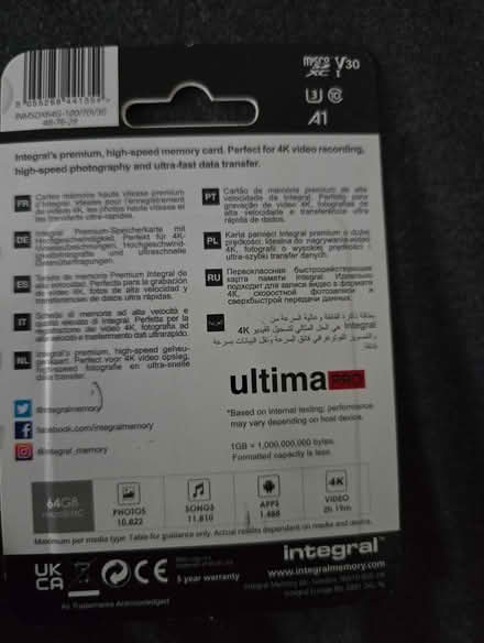 Photo of free 64GBMicroSDXC Memory Card (Highfield, S2) #2