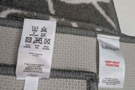 Photo of free Dark grey/white mats (Sheet GU32) #3