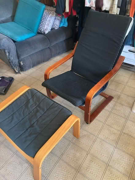 Photo of free Ikea Poem Chair and Footrest (Bethesda) #1