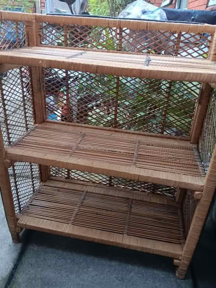 Photo of free Bamboo fold down bookcase (Soho WC2H) #1