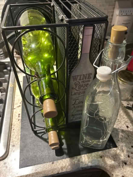 Photo of free Three bottle of wine rack (Wood-Ridge) #3