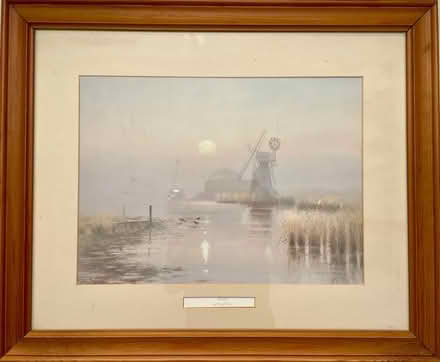 Photo of free Pastel Windmill Scene Picture (ME9) #1