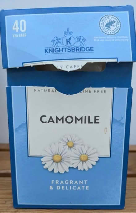 Photo of free Camomile tea bags (Sheet GU32) #1