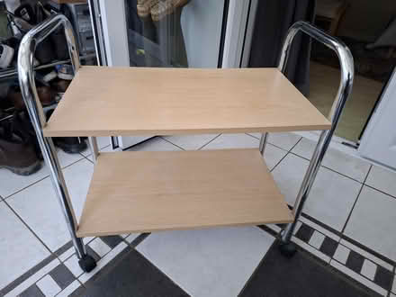 Photo of free 2 tier shelve unit on castors (BS10) #1