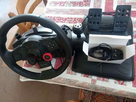 Photo of free Logitech GT - PC Force feedback steering wheel and pedals (Necton PE37) #1