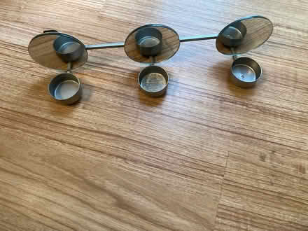 Photo of free Purple vase / mirror candle holder (Scaggsville) #3