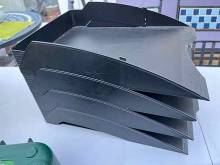 Photo of free Filing trays for desk with 4 trays (Canary Wharf, London E14) #2