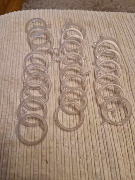 Photo of free Transparent curtain rings (Hillmorton Paddox CV22) #1