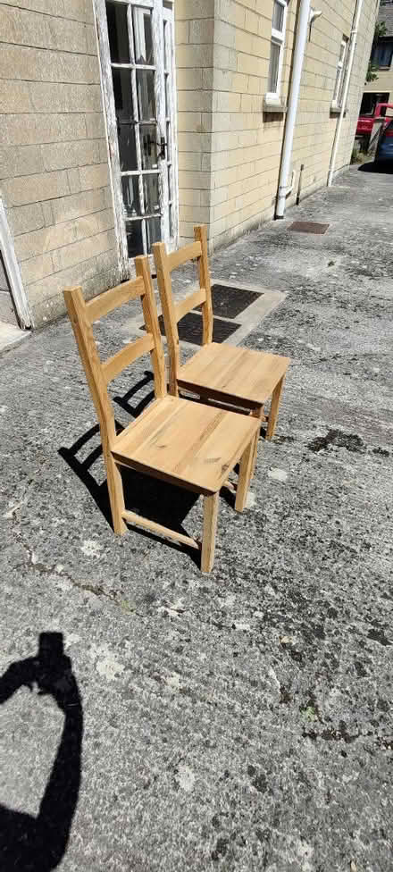 Photo of free Two wooden chairs (BA1) #1