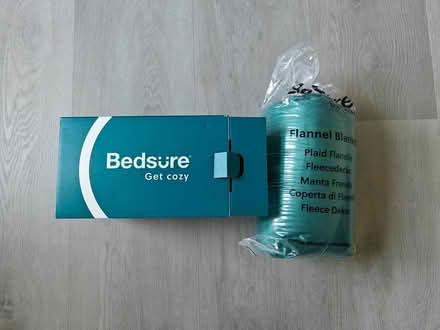 Photo of free Flannel throw blanket (Chantilly) #1