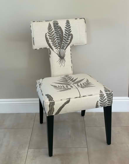 Photo of free Accent chair with Sanderson print (West Horsley KT24) #1