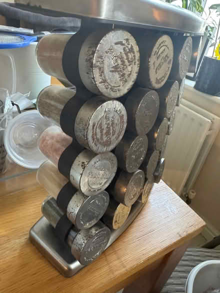 Photo of free Spice rack with all spices. (E5) #4