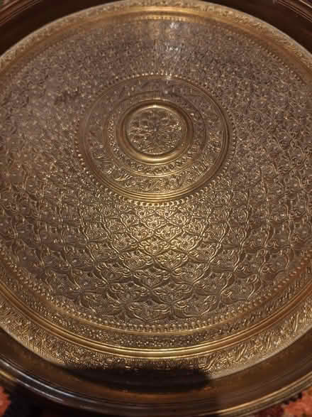 Photo of free Brass tray/plate. Middle eastern. (Church RG2) #2