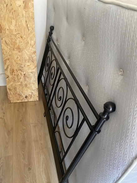 Photo of free Ikea metal bed frame (Bs2) #2