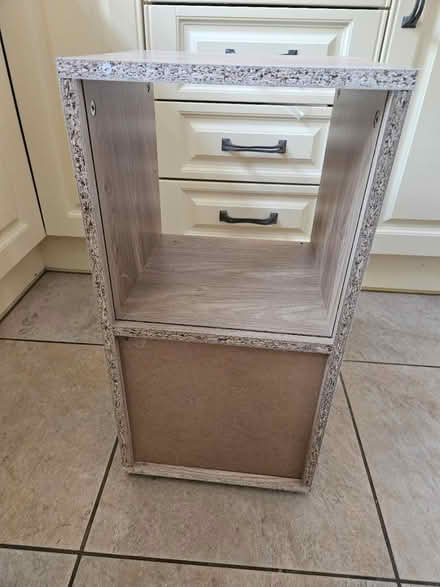 Photo of free Small cabinet/ bed side cabinet (Rushden) #4