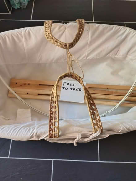 Photo of free Moses basket (Downs Barn) #2