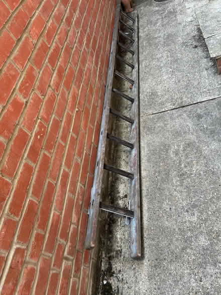 Photo of free Old wooden 2 piece ladder (2 x 3m) (Saint George's CO2) #3