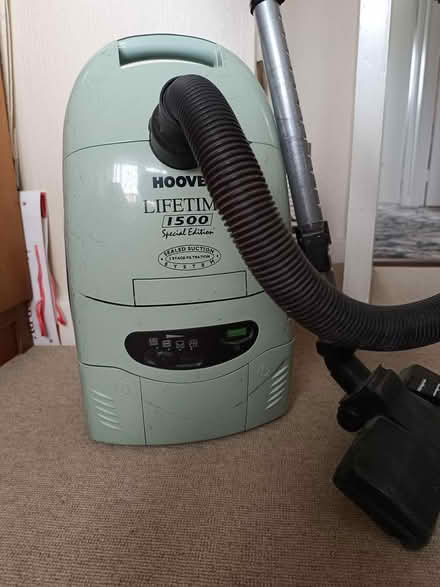 Photo of free Hoover vacuum cleaner with bag (North Dublin Fairview/Clontarf) #1