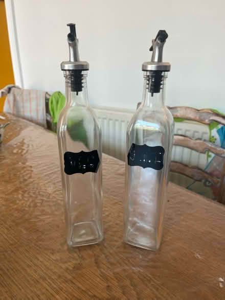 Photo of free Glass bottles with pourers (Woodseats S8) #1