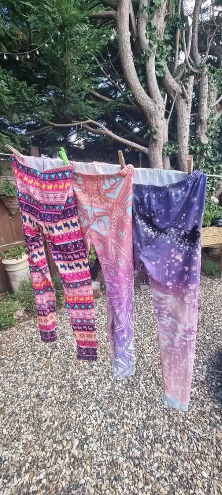 Photo of free 3 pairs leggings sz 10-14 (Tilehurst, Reading) #1