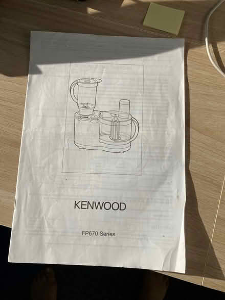 Photo of free Kenwood food processor (IP1) #1