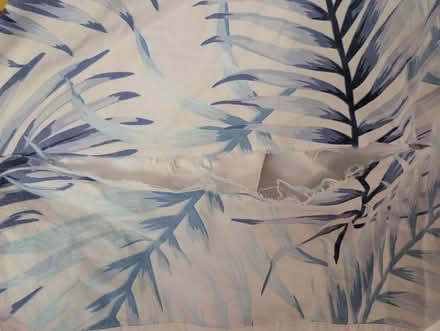 Photo of free Double duvet cover set (small tear) (Melbourn) #2