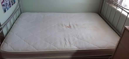 Photo of free Grey Metal Frame Double Bed (Frampton Cotterell BS36) #4