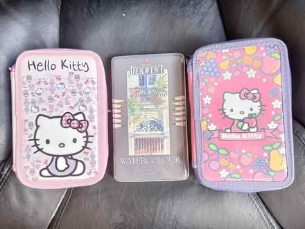 Photo of free Hello Kitty Pencil Cases & tin of coloured pencils (Queensferry CH5) #1