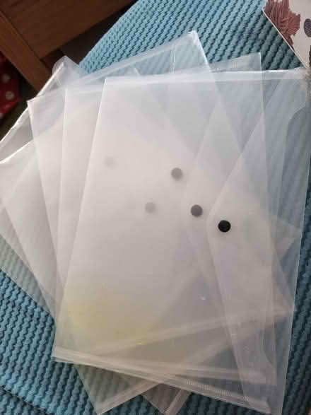 Photo of free 6 clear a4 wallets (Tonbridge TN12) #1