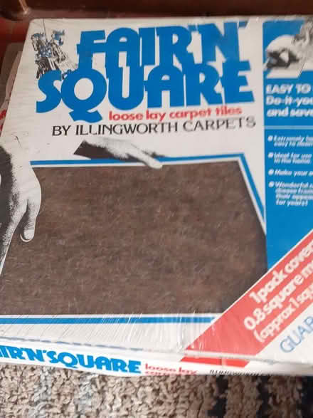 Photo of free Carpet tiles. Old but unopened box (Welwyn AL6) #2