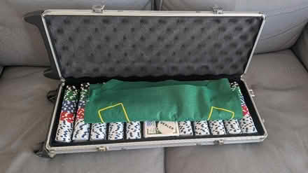 Photo of free Poker set in aluminium case (Haywards heath, wivelsfield rd) #2