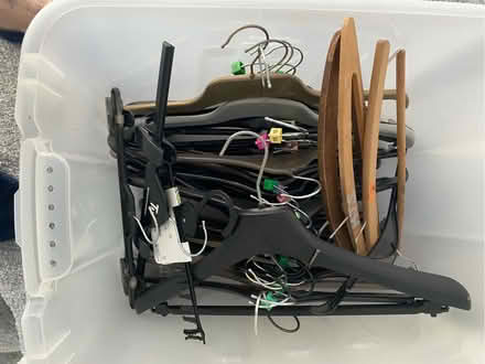 Photo of free Big bundle of assorted clothes hangers (Hale End E4) #1