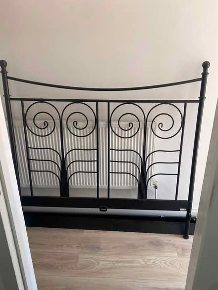Photo of free Ikea metal bed frame (Bs2) #1