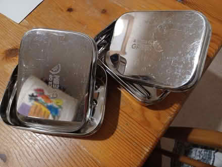 Photo of free two metal soap dishes by "a slice of green" (Oxford-Freegle CGA OX2) #1