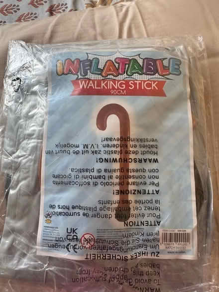 Photo of free Inflatable walking frame & walking stick (Elm Park RM12) #2