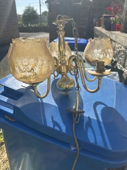 Photo of free 5 light chandalier (Skipton BD232QZ) #1
